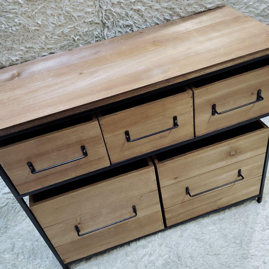 【完売品】サリュ salut! アイアンウッド5ドロワー マルチラックWEB限定