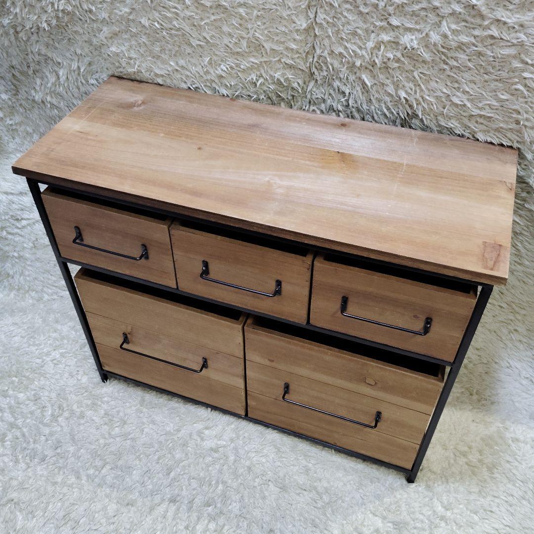 【完売品】サリュ salut! アイアンウッド5ドロワー マルチラックWEB限定