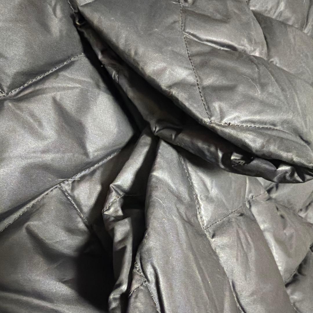 モンクレール ダウンコート メラニー キルティング リアルファー　黒　ブラック