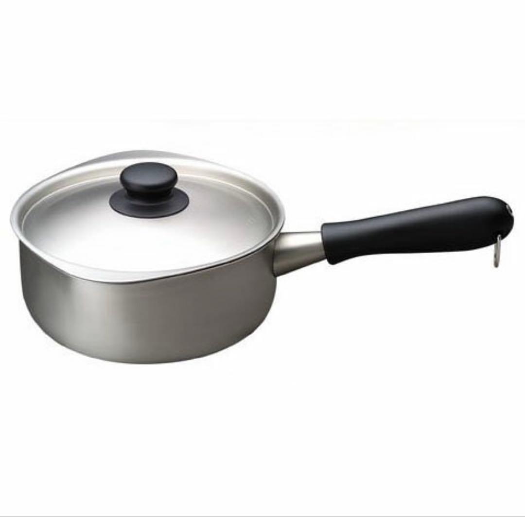 【新品.未使用】柳宗理 ステンレス アルミ3層 片手鍋18cm IH対応