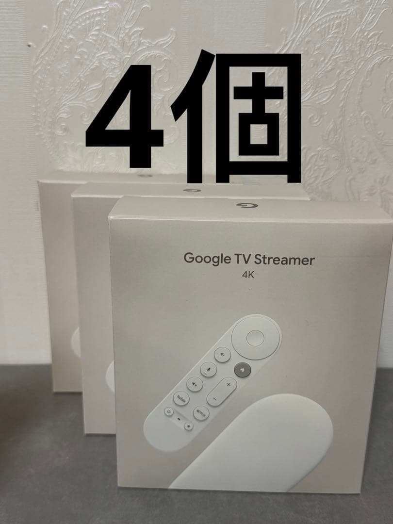 Google TV Streamer 4K 本体 4個