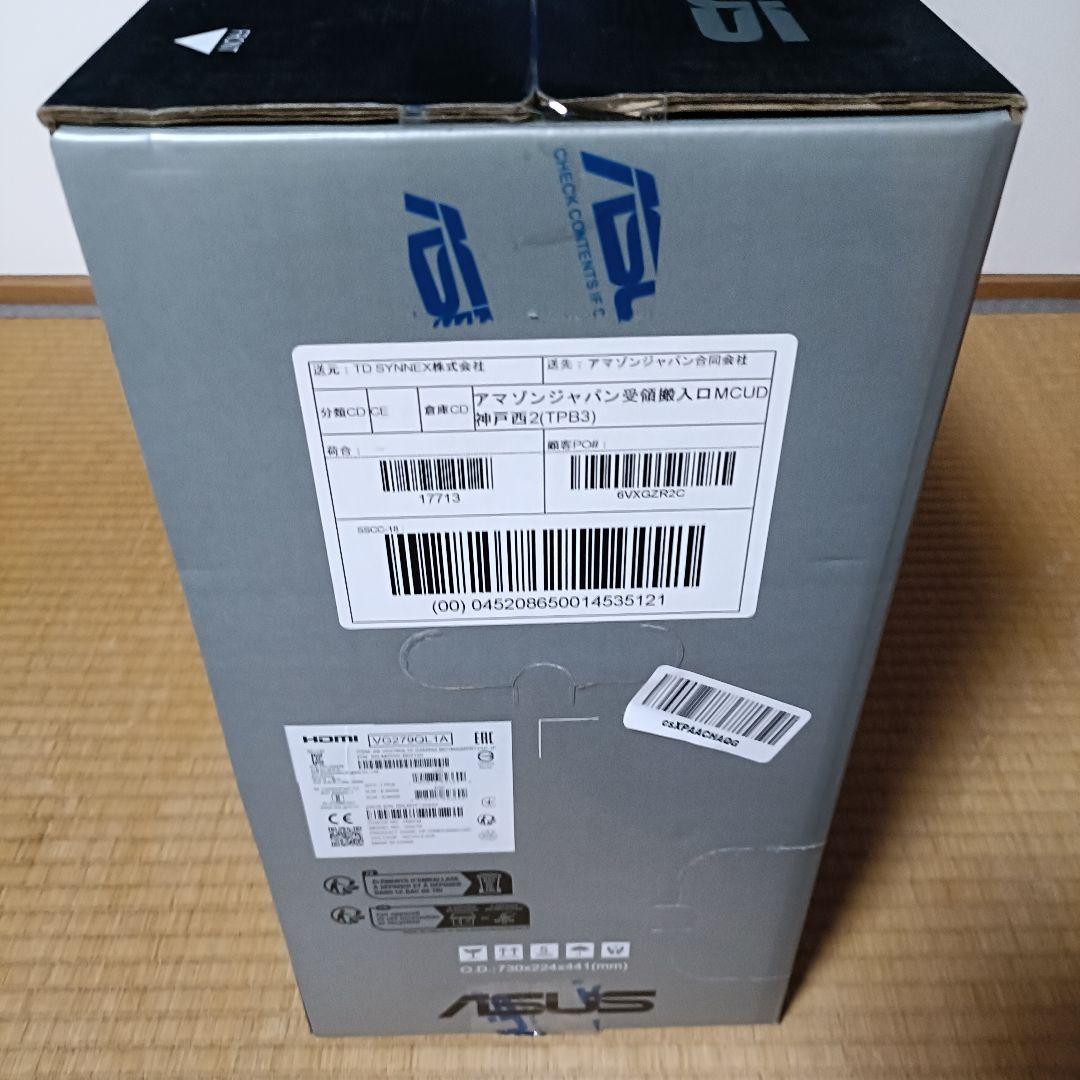 ASUS TUF GAMING 27インチモニター