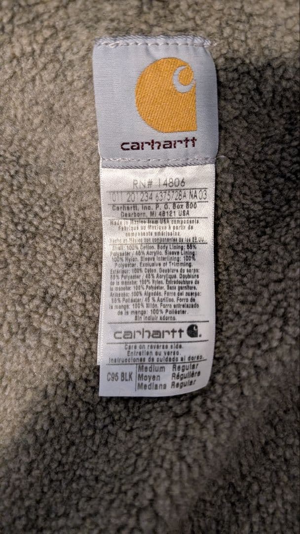 ジャケット・アウター CARHARTT JACKSON COAT C95 BLK M