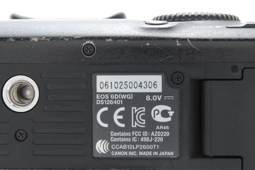 美品✨キャノン Canon EOS 6D ボディ❤️フルサイズセンサー搭載！