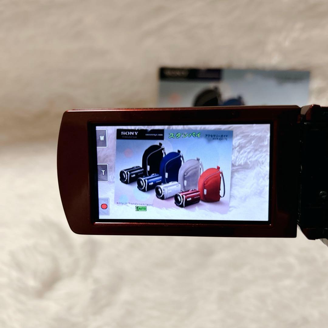 ✨極美品✨SONY ビデオカメラ ハンディカム HDR-CX170 レッド