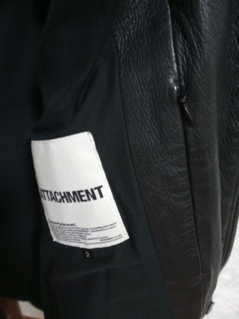 アタッチメントシングルライダースジャケット