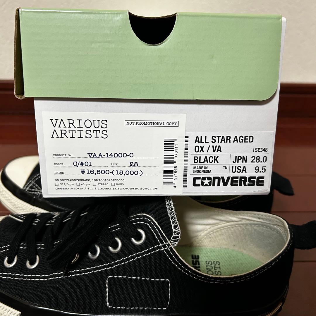 美品 VA × FRAGMENT × CONVERSE 28cm