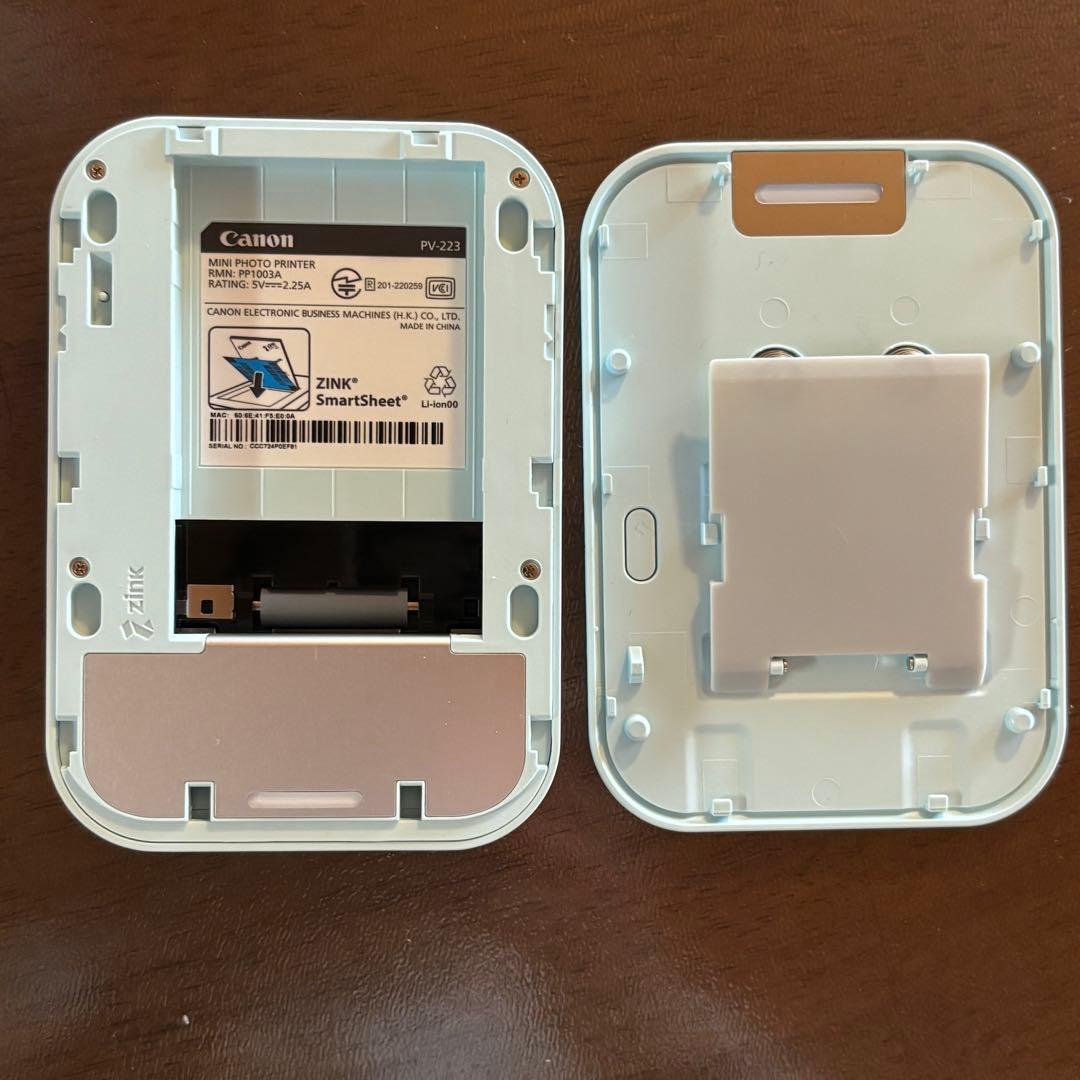 ふゆごもり様　Canon ミニフォトプリンター iNSPiC PV-223-BL