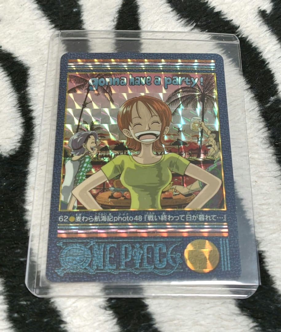 カ*ラ様 ワンピース ナミ ビジュアルアドベンチャー カード