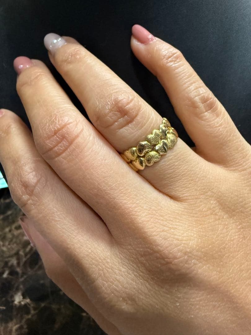 18金ハートリング2.2g