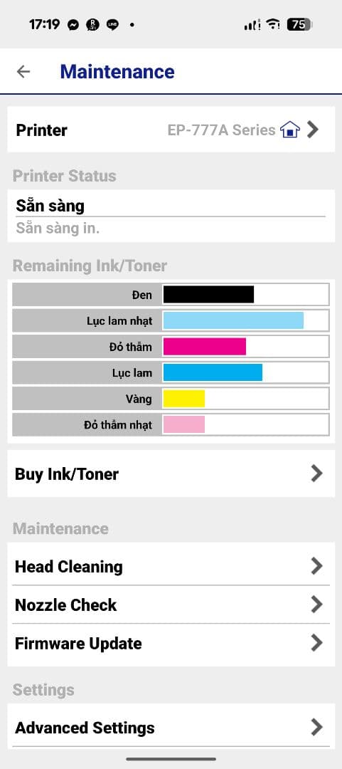 EPSON EP-777A 動作確認済