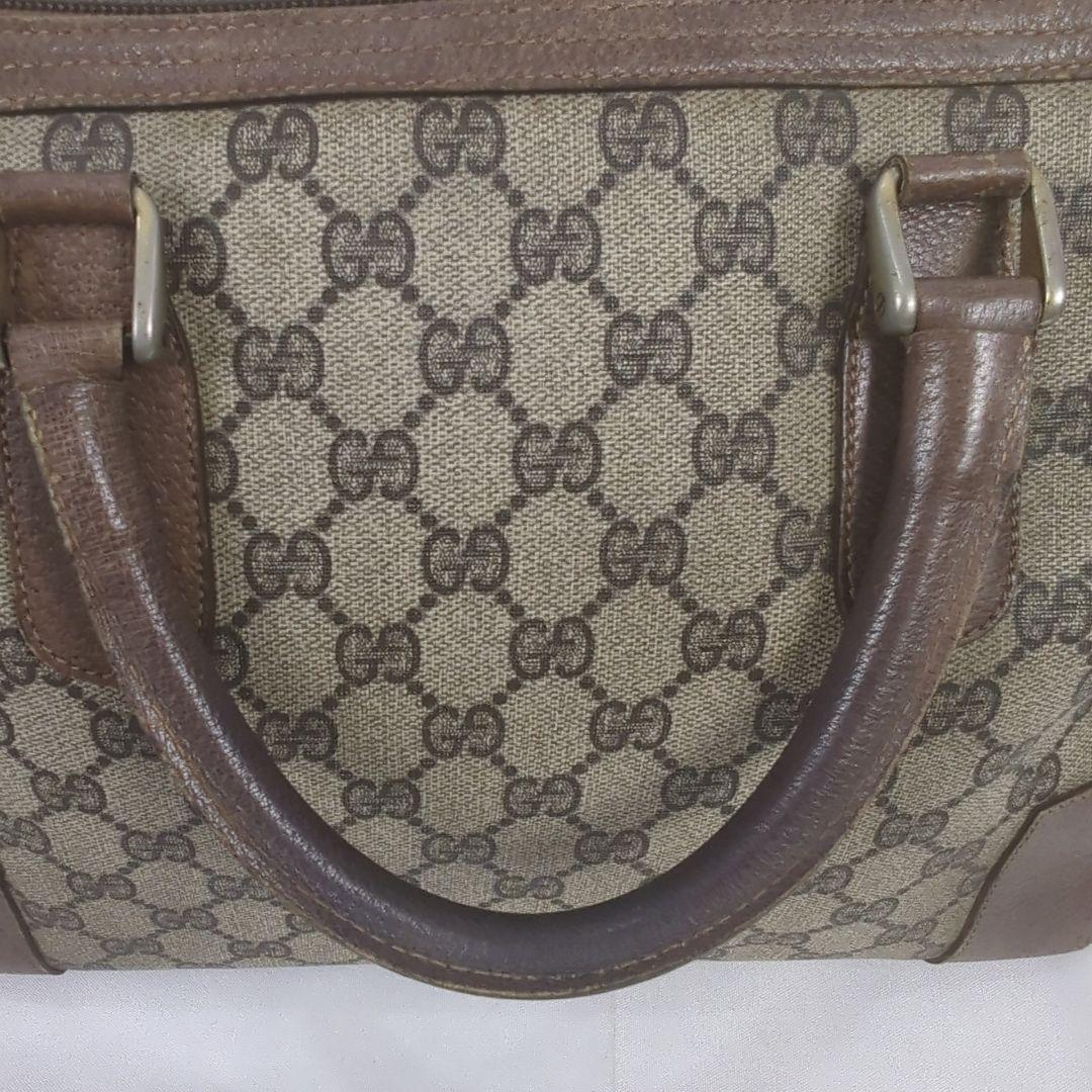 GUCCI グッチ GG柄 レザー ハンドバッグ ミニボストンバッグ