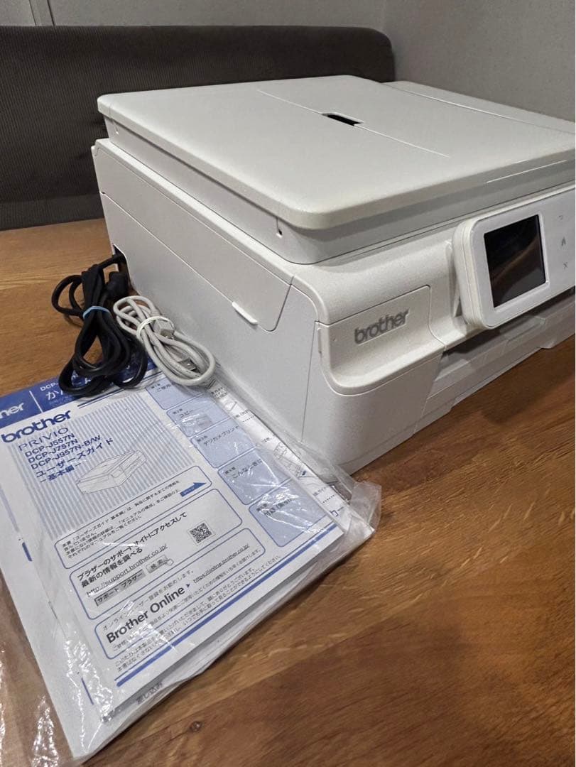 【美品】ブラザー・インクジェットプリンター複合機　DCP-J757N ホワイト