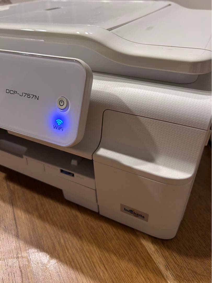 【美品】ブラザー・インクジェットプリンター複合機　DCP-J757N ホワイト