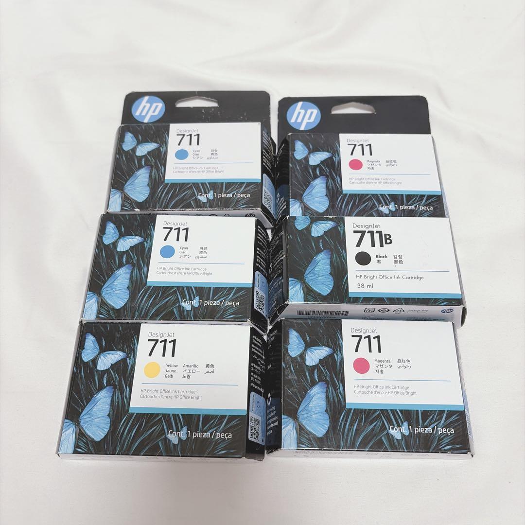【未開封】 HP 711 インクカートリッジ 4色セット