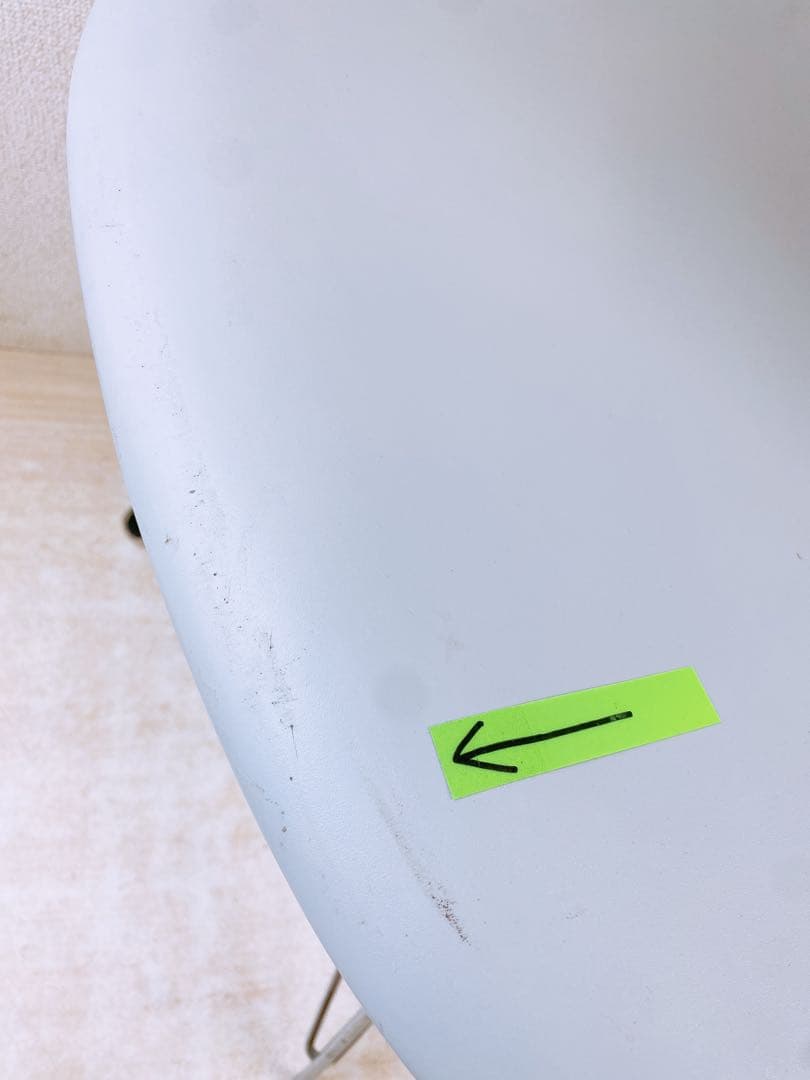 ②Eames サイドシェルチェア DSR Vitra製 エッフェル イームズ薄灰