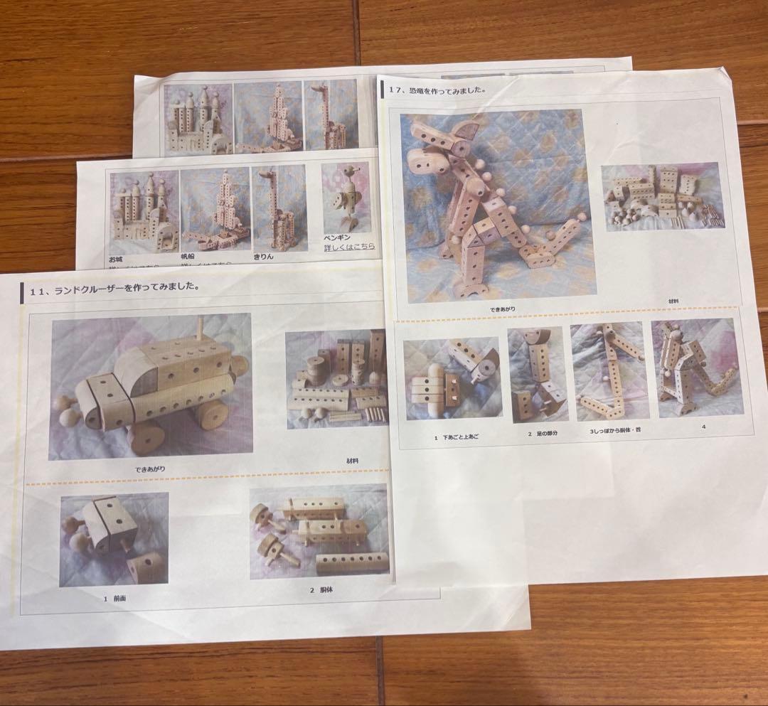 ゲーテの組み木　木製 知育ブロック セット