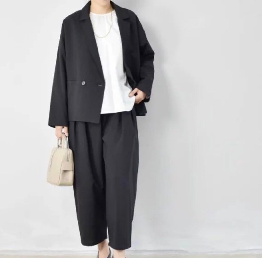 un cinq メランジオックスフォード　ジャケット　パンツ　セットアップ