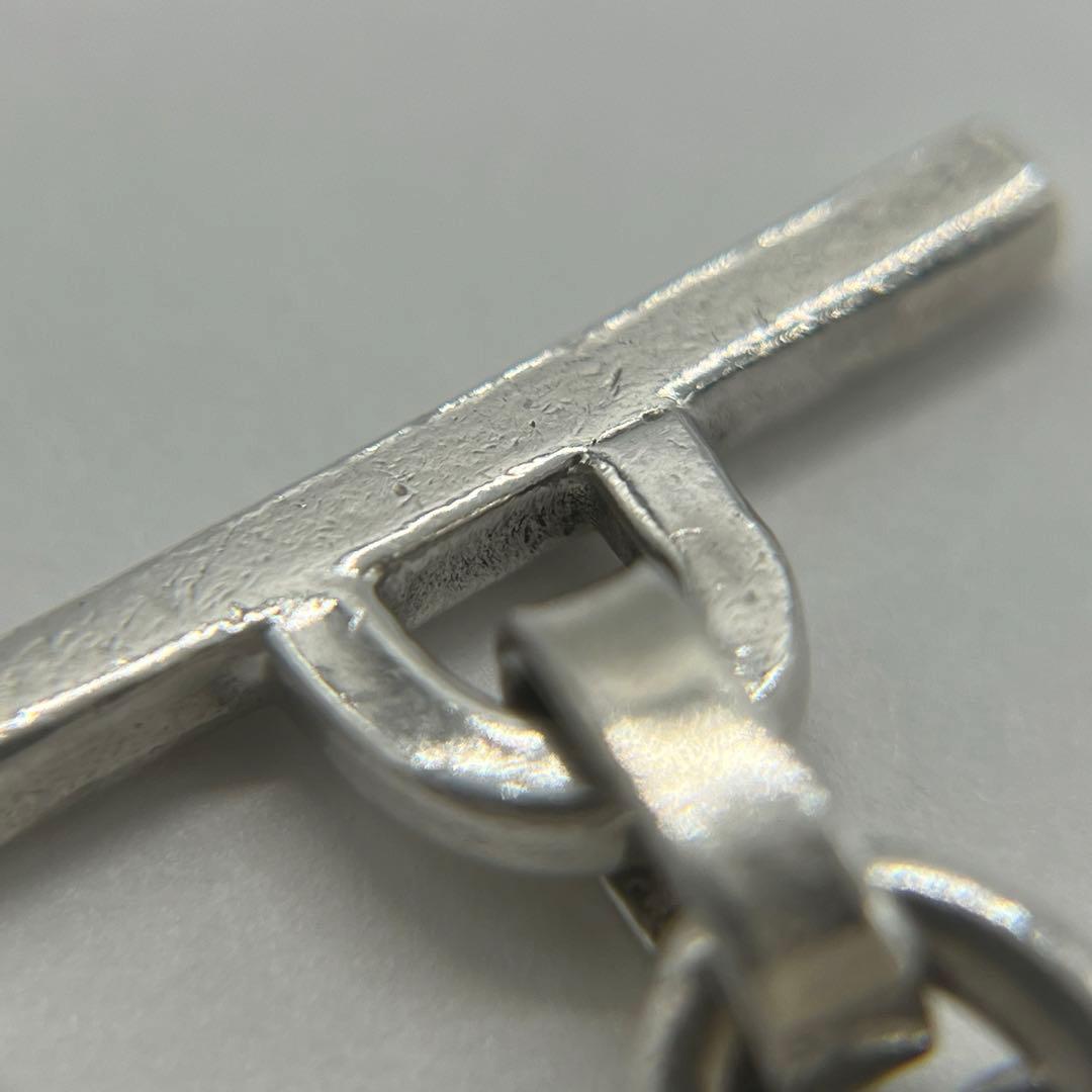 グッチ GUCCI オーバルリンクチェーンブレスレット ホースビット メキシコ製