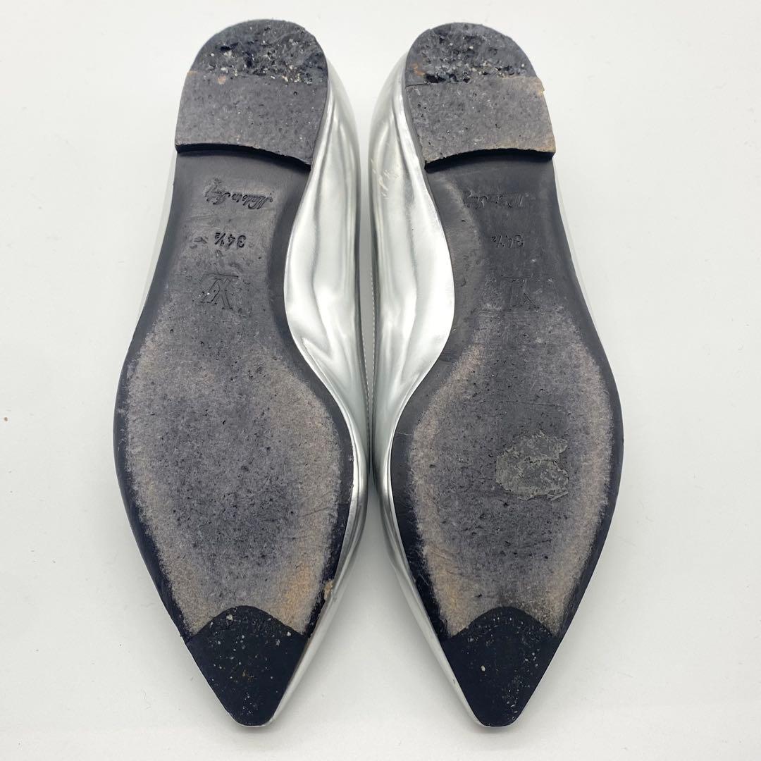 LOUIS VUITTON・ルイヴィトン・パンプス・シルバー・ロゴ・22cm相当