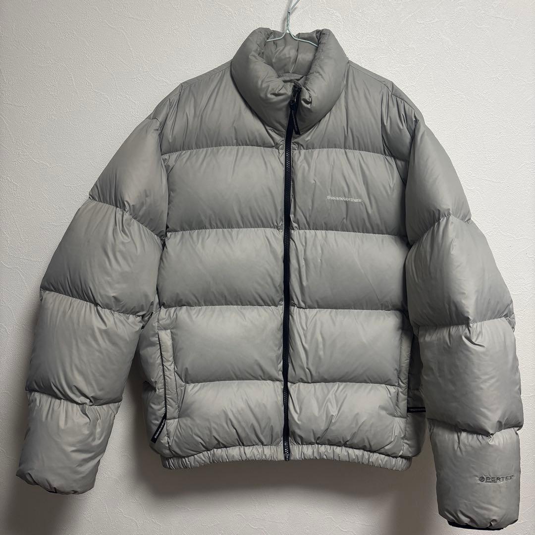 thisisneverthat ダウンジャケット グレー