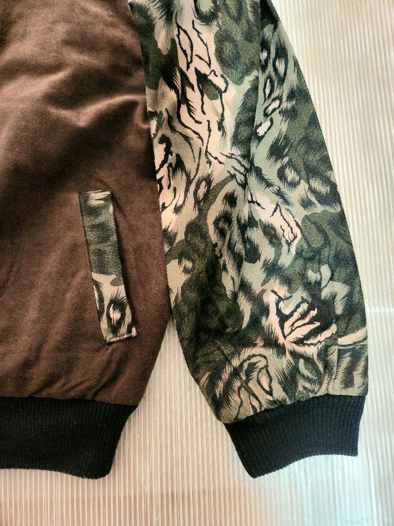 ハンドメイド　別珍　ボンバージャケットスカジャン