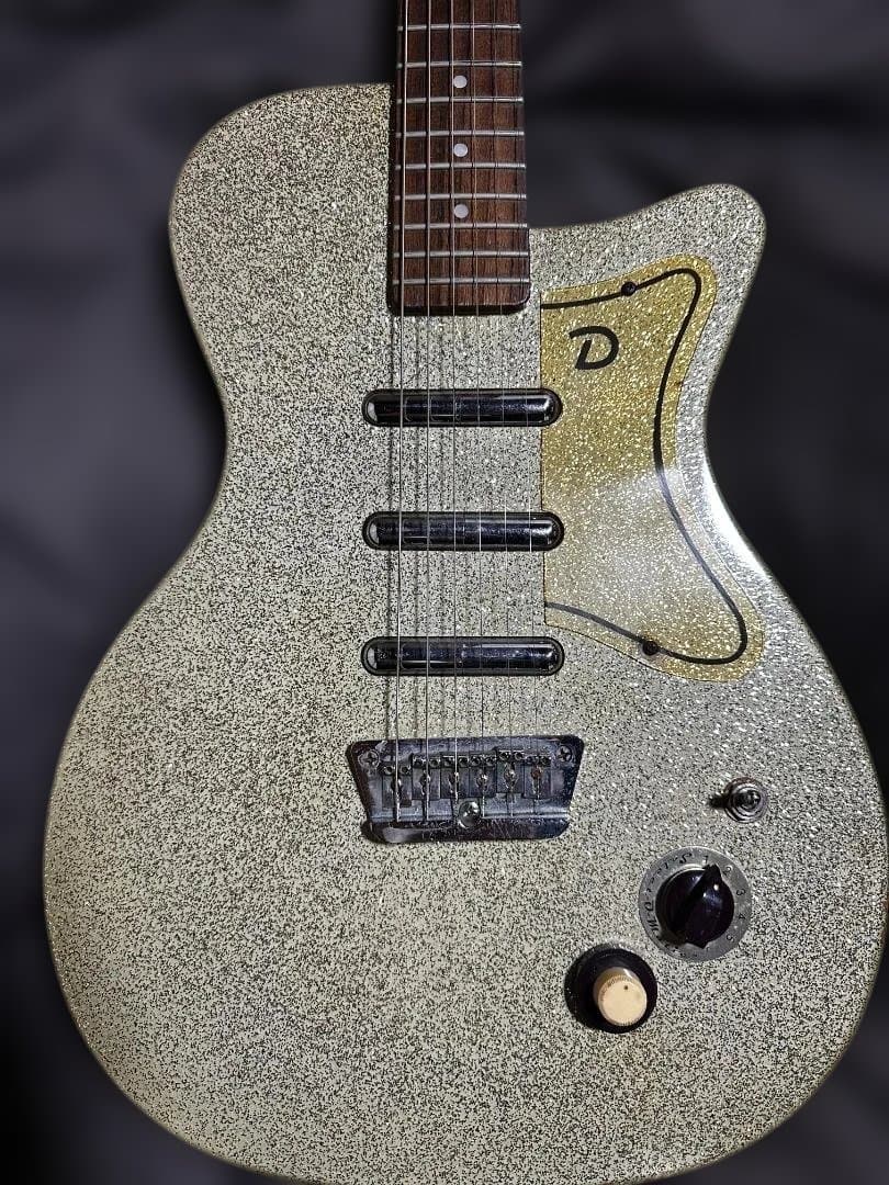 【値下げ】ダンエレクトロ 56-U3 シルバースパークル 中古 ビザールギター