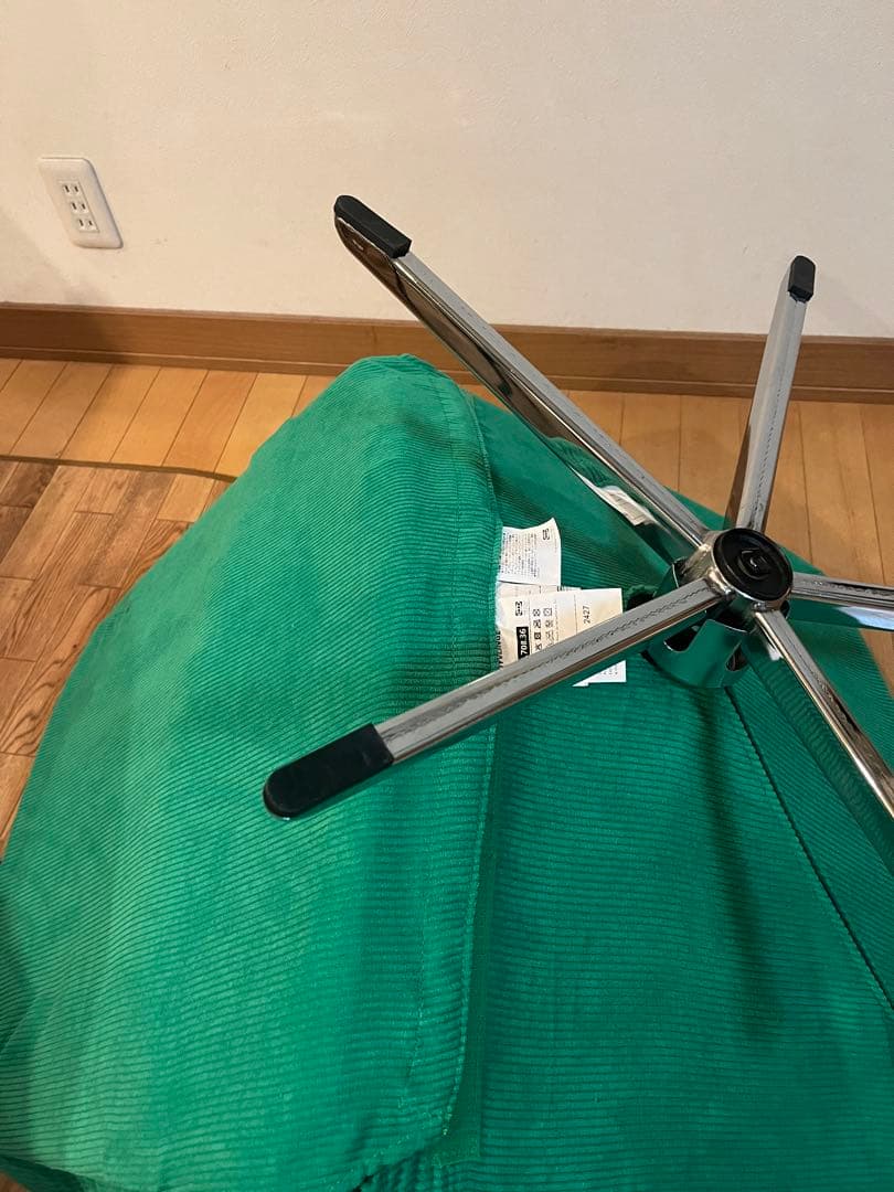 【美品】ディヴリンゲ IKEA イケア 1人掛けソファ 回転チェア　グリーン