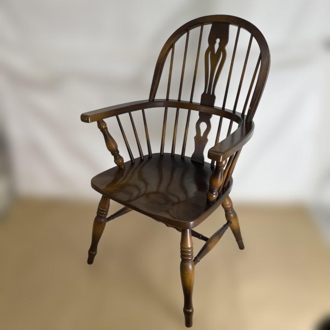 最終値下げ！　ウインザーチェアー　キツツキ　国産　飛騨産業　01