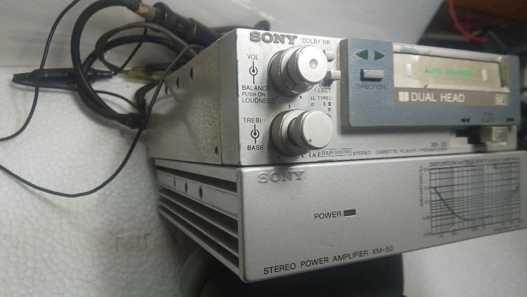 SONY カセットデッキ XK-25 + パワーアンプ XM-50