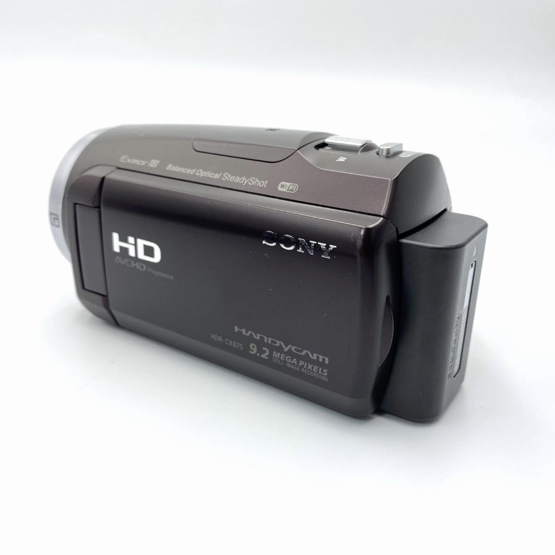 【超美品 付属品完備】SONY ハンディカム HDR-CX675 ブラウン