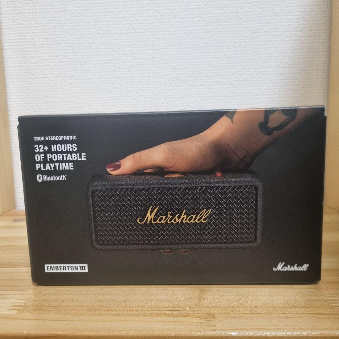 (新品未開封) Marshall Emberton III ワイヤレススピーカー