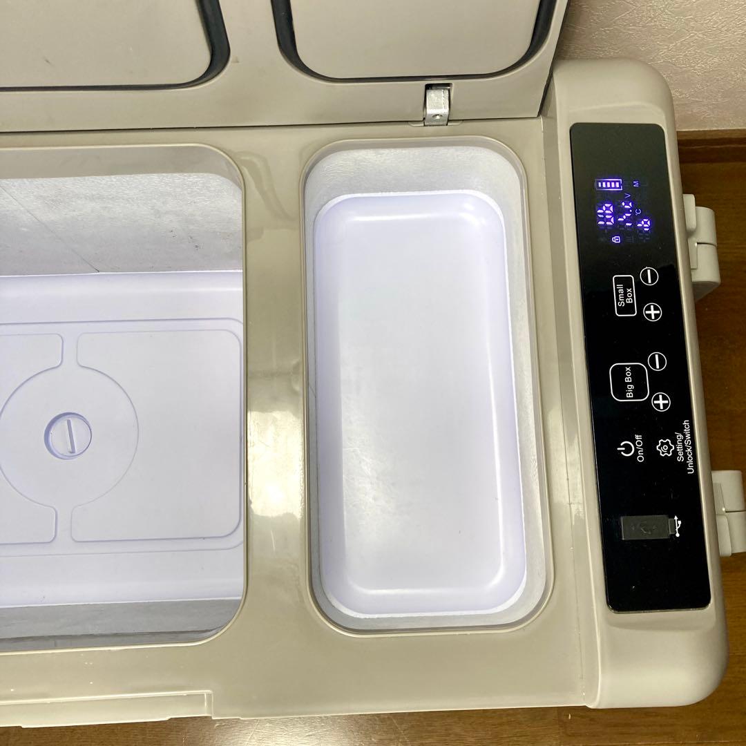 【良品✨】SUNPIE 車載 冷蔵庫 30L 2024年製 2室 別々保存