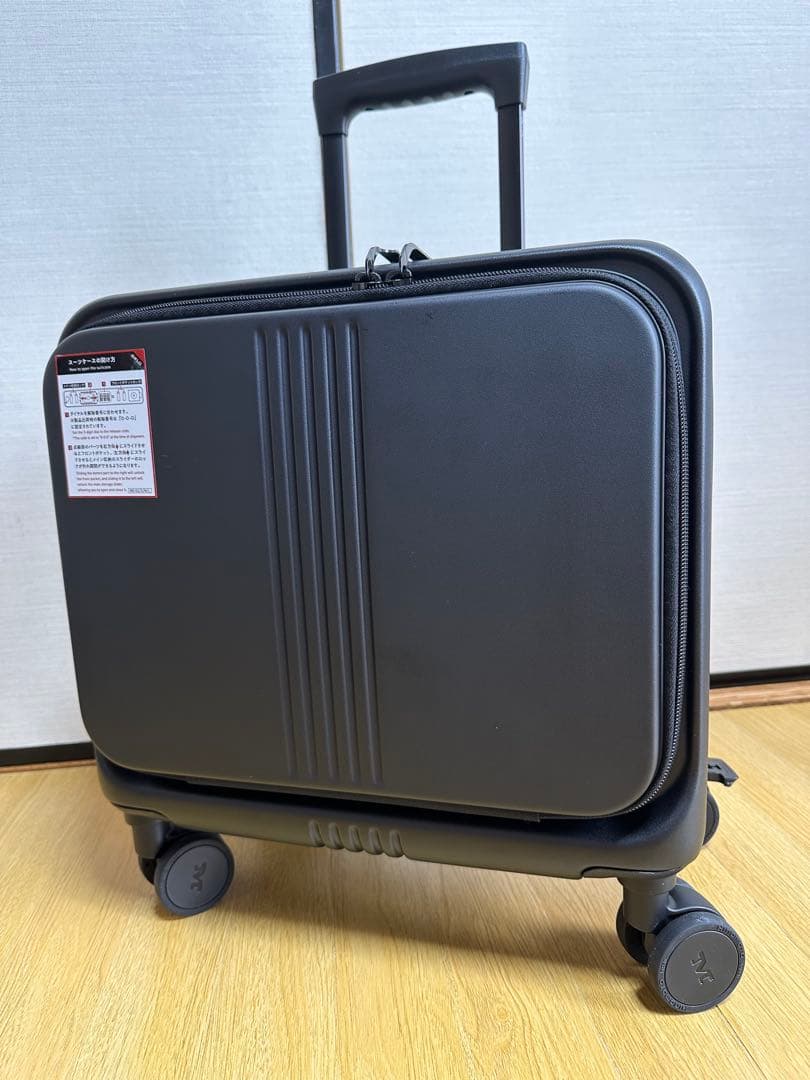 【未使用】MAIMO フロントオープン STAND Uスーツケース SSサイズ