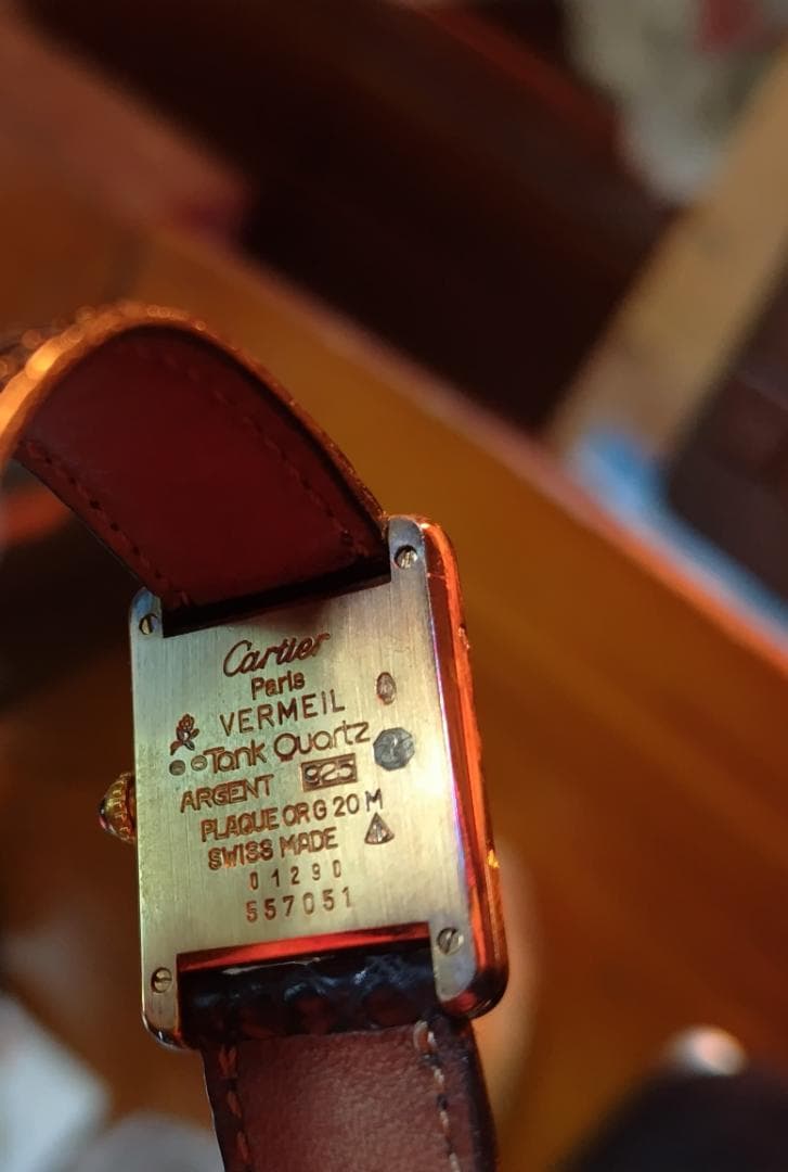 め*い様 Cartier Tank Quartz レディース 時計