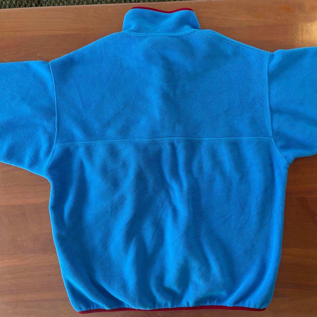 ★Patagonia　シンチラ　スナップt　Lサイズ　ターコイズブルー×レッド