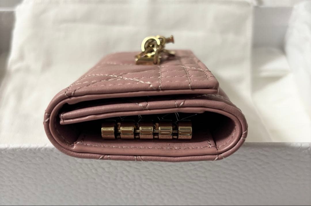 Christian Dior ピンク レザー キーケース