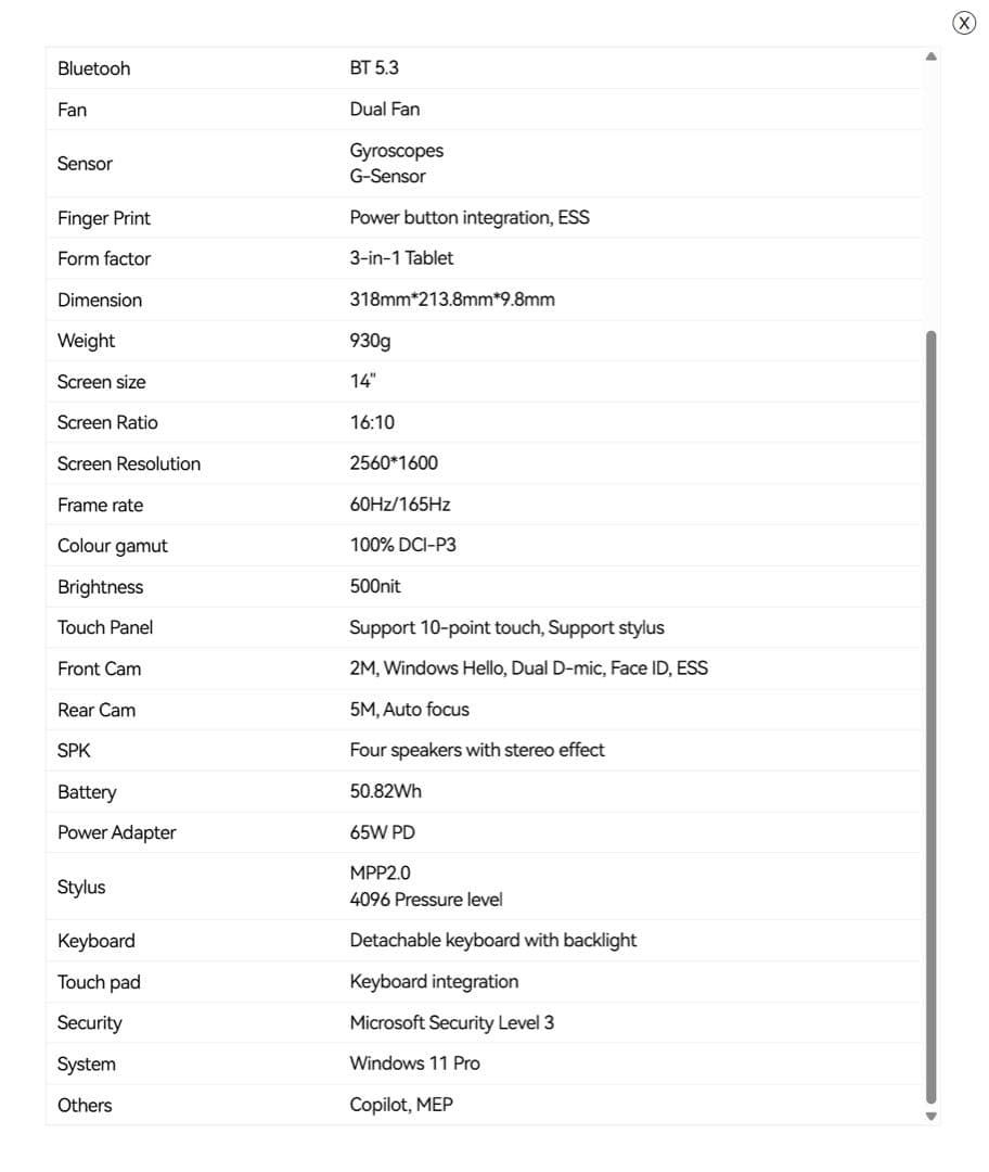 Windowsノート本体 MINISFORUM V3 3-in-1 Ryzen 7 8840U 32GB
