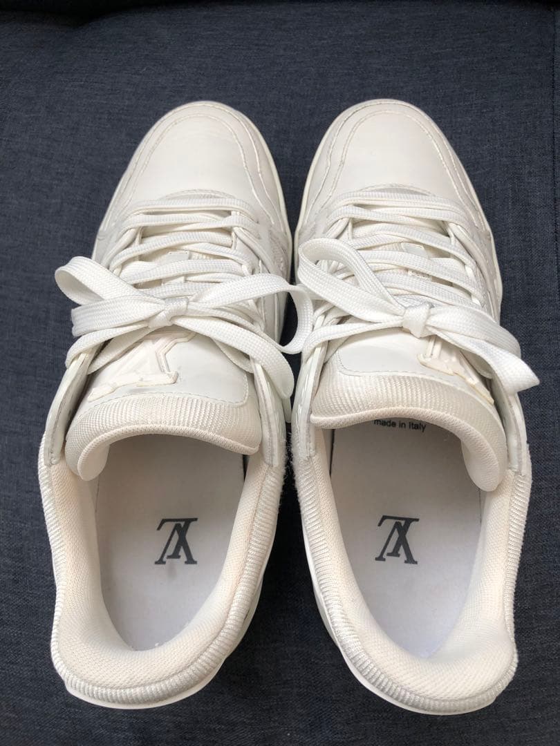 ルイヴィトン LVトレイナーライン スニーカー UK6.5ホワイト 白