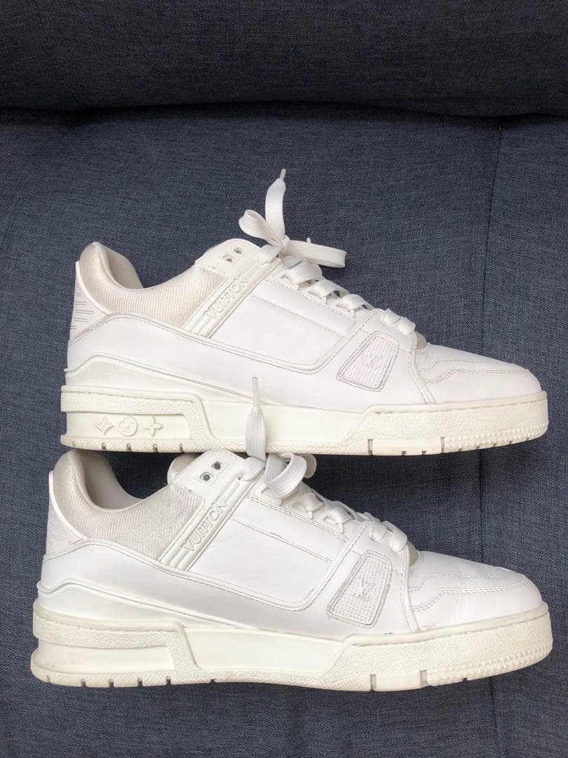 ルイヴィトン LVトレイナーライン スニーカー UK6.5ホワイト 白