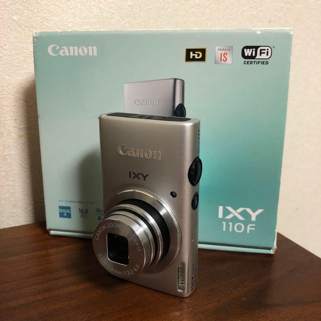 ほぼ新品 Canon IXY 110F シルバー デジカメ コンデジ 完品