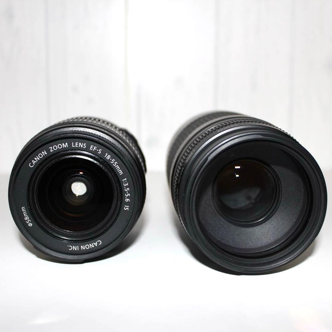 Canon Kissx2 一眼レフカメラ　本体　レンズ2個　Wレンズ　超望遠