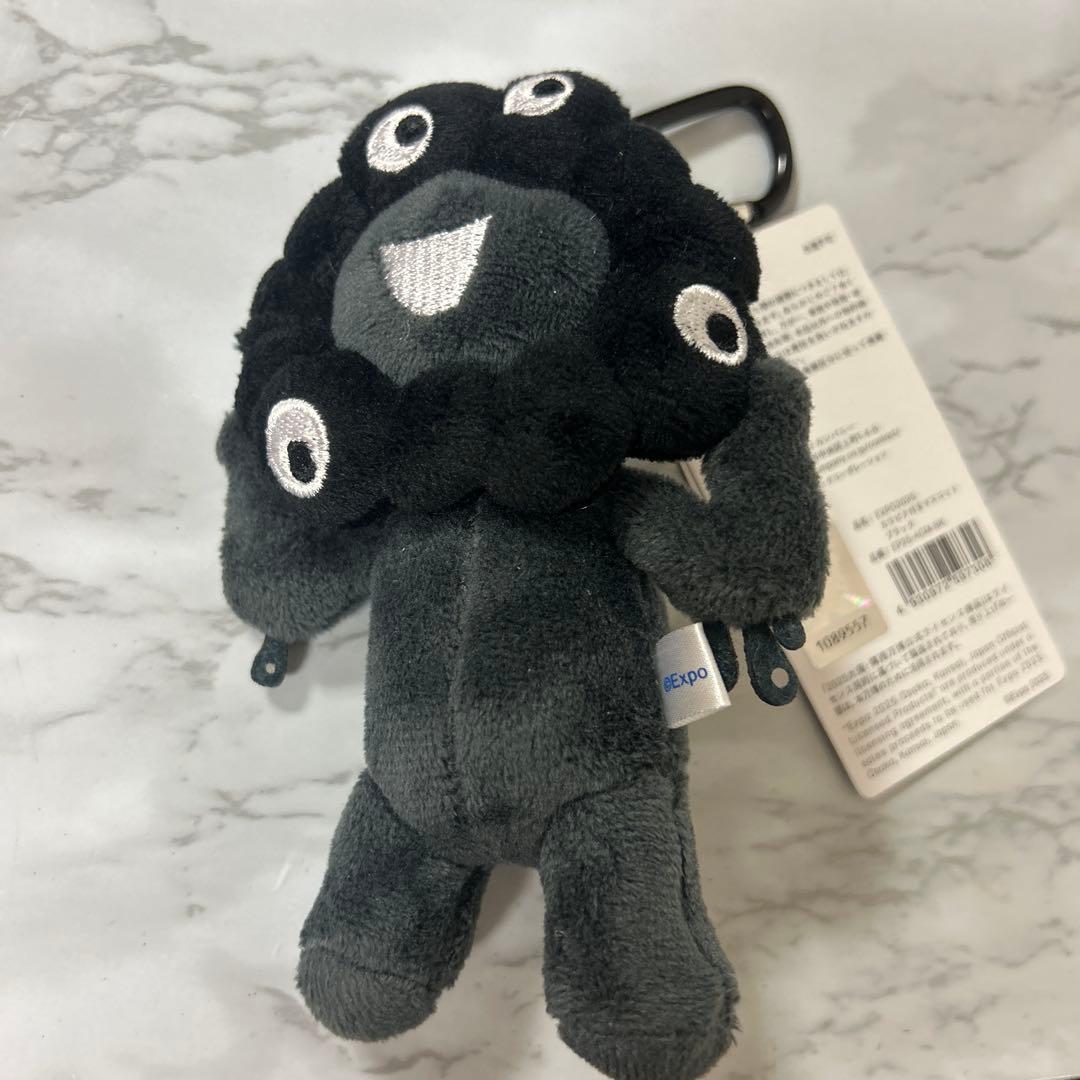 【完売商品】黒ミャクミャク　クロミャクミャク　カラビナ　マスコット　大阪万博
