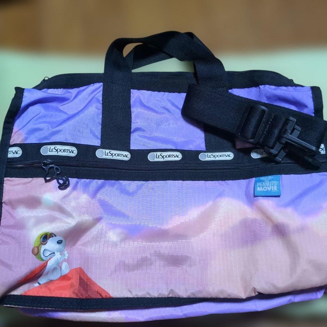 値下げ！LeSportsac スヌーピー ボストンバッグレア物限定