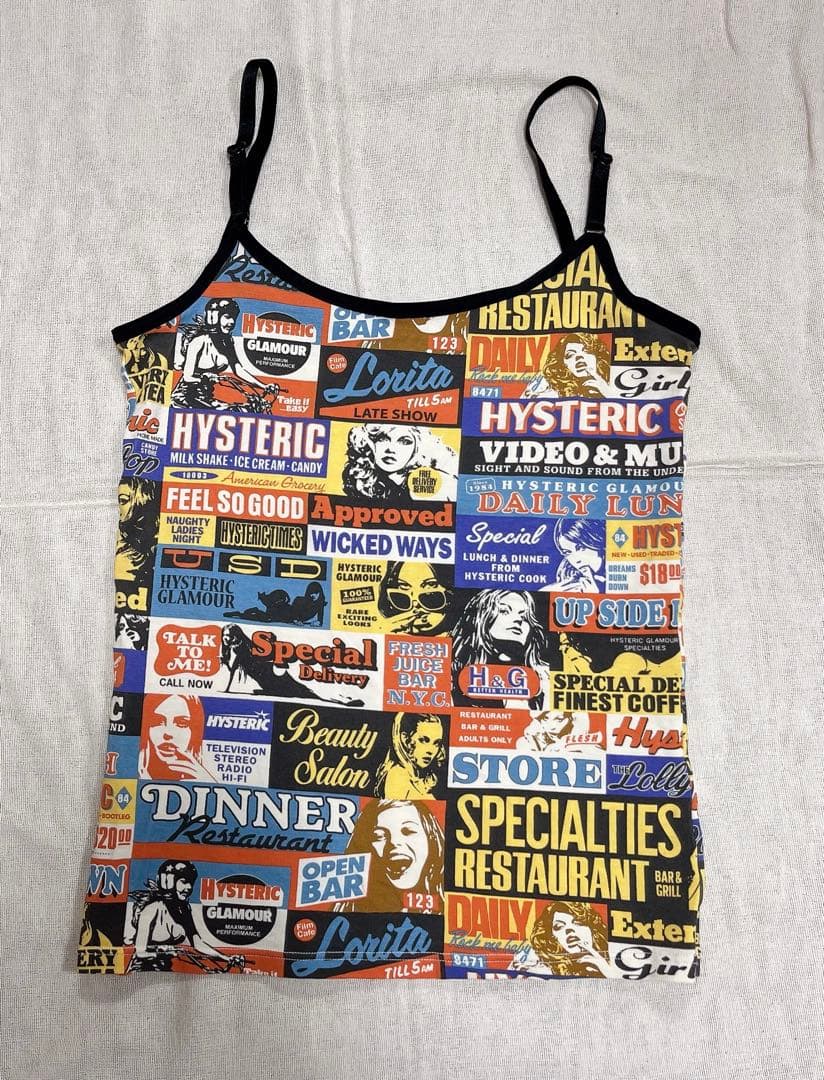 ヒステリックグラマー キャミソール 総柄