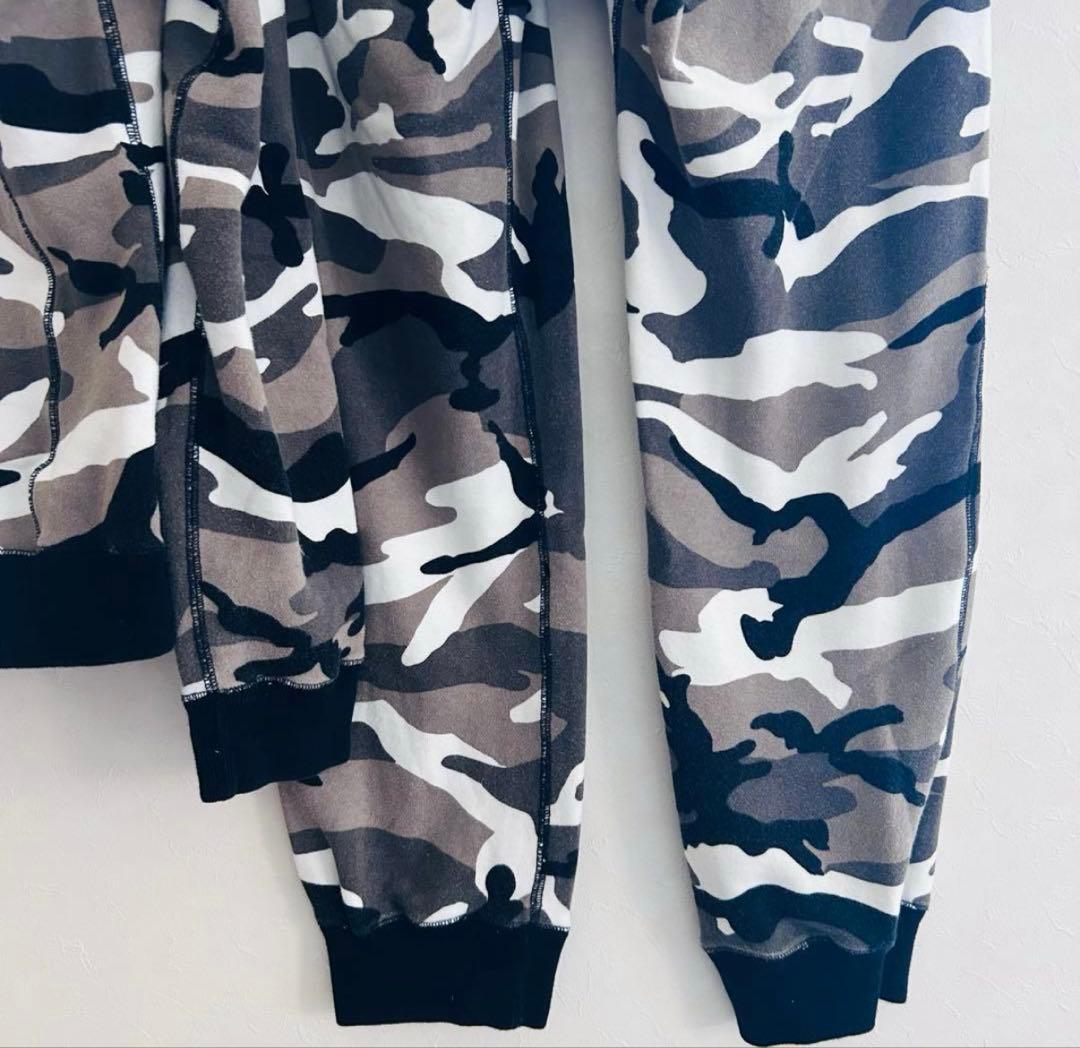 タカ　AKM エイケイエム カモフラ 迷彩 セットアップ パーカー