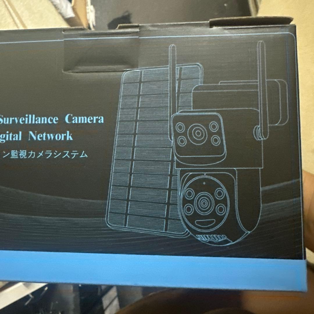 ソーラーパネル付き防犯カメラ2.4G/5G対応双方向通話デュアルレンズ