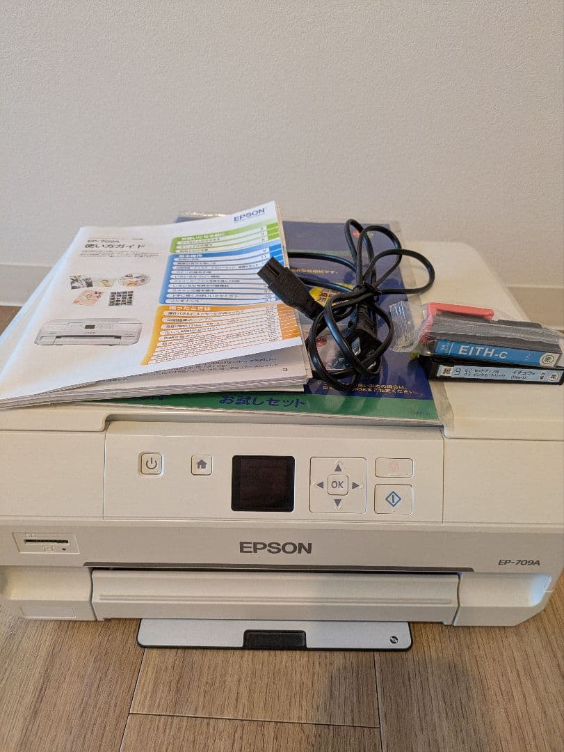 ★ジャンク品★EP-709A （エプソン）プリンター本体★インク付き