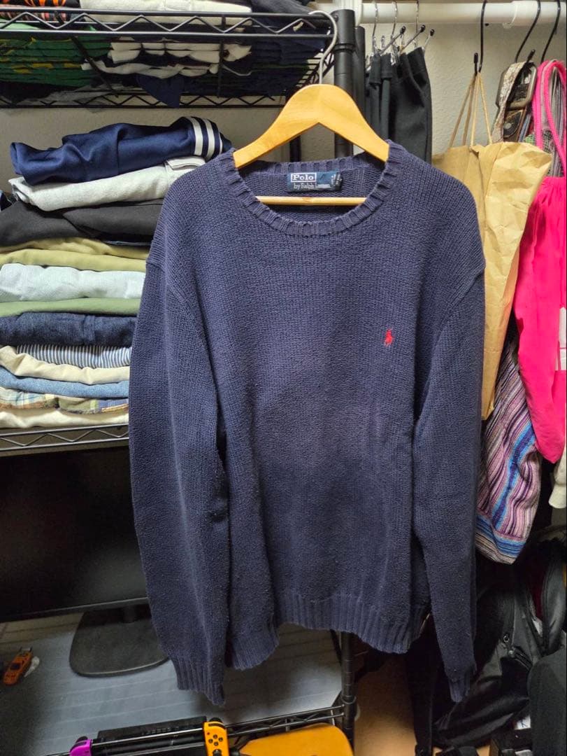 ラルフローレン　Polo by Ralph Lauren ネイビー セーター