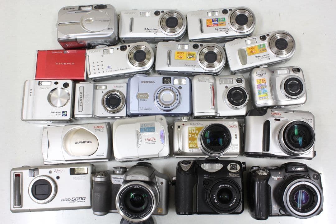 コンパクトデジタルカメラ 20台 まとめて ジャンク品